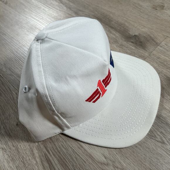 Vintage Chrysler Hat Snapback Car Automobile White Made In USA Cap - Picture 9 of 9
